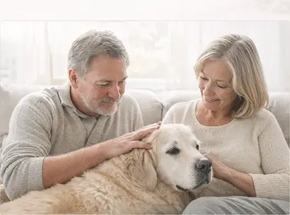 golden-retriever-at-home-family